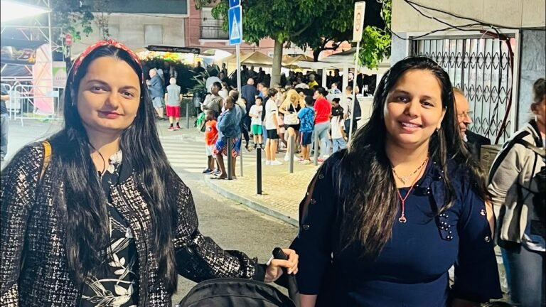 Hum Sb gye Mele me || indian Family in Lisbon (Portugal)