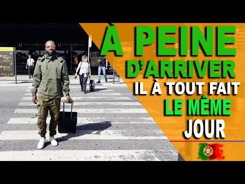 Il a tout fait le même jour qu'il arrive au Portugal | Lisbonne 🇵🇹