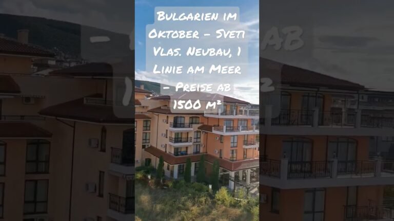 Immobilien Sveti Vlas Bulgarien – Neubau Polarstar Beach 2 und Emperium haben begonnen