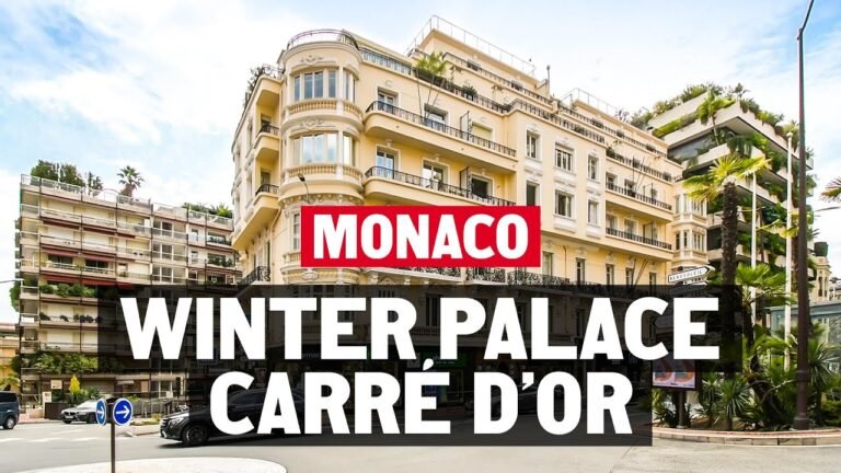 Inside Winter Palace in Monaco. Apartment Tour in Carré d'Or, Monte Carlo