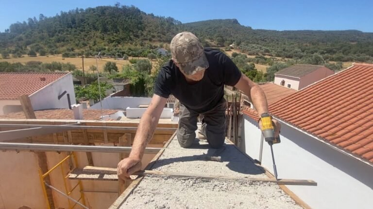 Job #31  How much did we save fitting our new roof and concrete ring beam by ourselves?