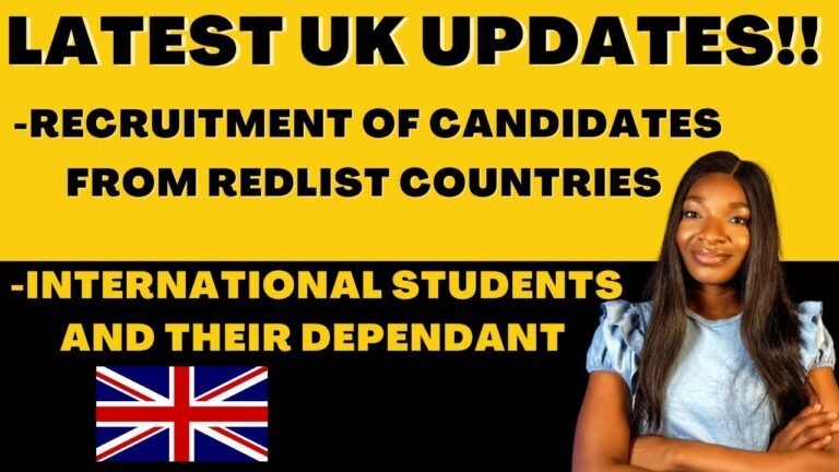 Latest Update On International Student Visa | Student Dependant Visa |W.H.O Ban On Red List Country