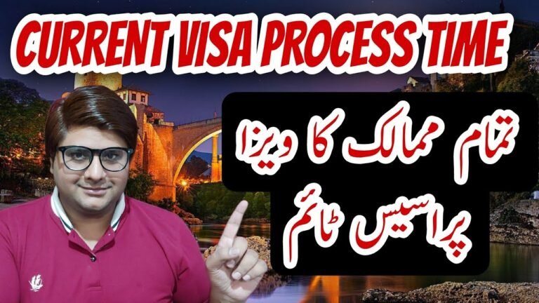 Latest update about current visa process times in Pakistan for All Countries || Babaaz Travels