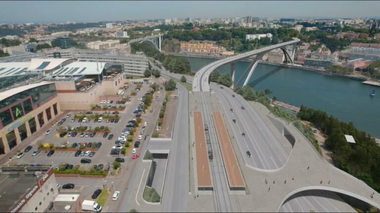 Linha Rubi Metro do Porto, nova ponte sobre o Douro, ligação Porto e Gaia