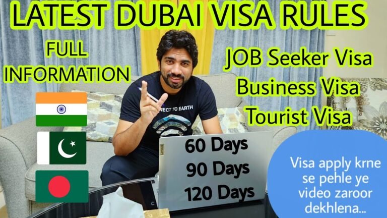 NEW DUBAI/UAE VISA RULES – 2022-23 MUST WATCH