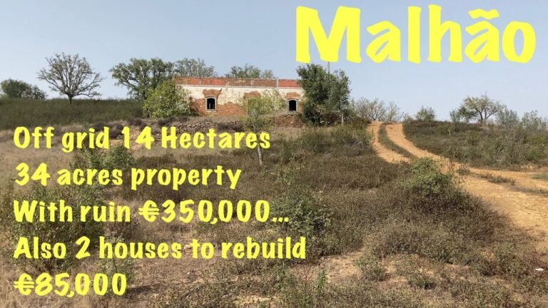 Off grid property 14 hectares of land €350,000🇵🇹one property with 2 houses to rebuild €85,000