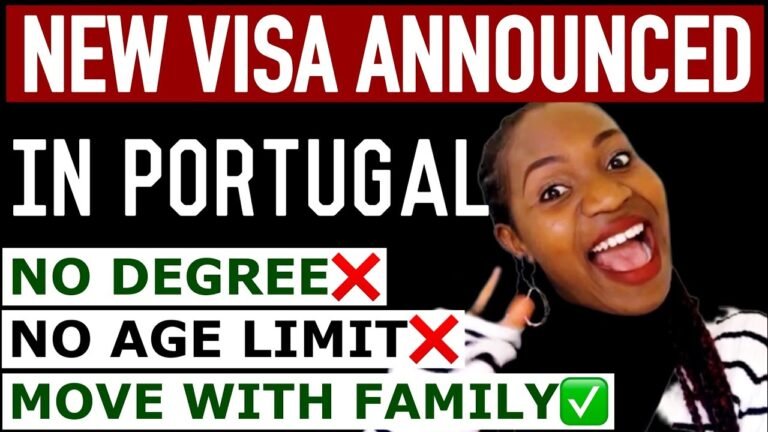 PORTUGAL NEW VISA FOR FOREIGNERS | EASY VISA | CITIZENSHIP BY BIRTH | PATHWAY TO PORTUGAL RESIDENCY