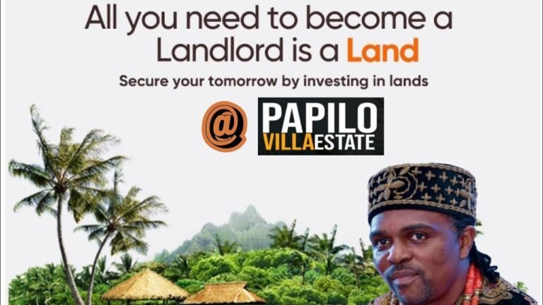 Papilo Villa Estate ENUGU|Change of Price Soon. OPPORTUNITY TO INVEST IN NIGERIA WITH KANU ‼️