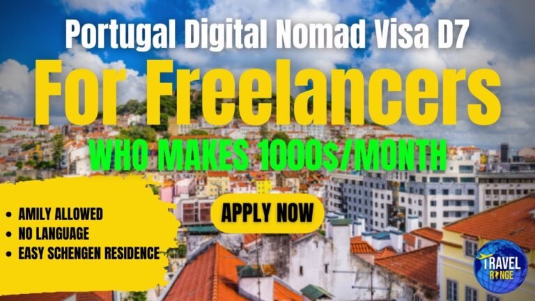 Portugal Digital Nomad Visa, D7 Visa – Requirements and Process – Visa for Freelancers