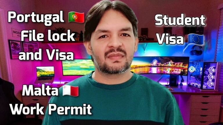 Portugal🇵🇹 File lock and Visa – Malta🇲🇹  Work Permit – Student Visa 🇪🇺