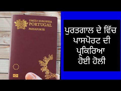 Portugal vich 2021 vich 2 ਲੱਖ ਪਾਸਪੋਰਟ ਹੋਏ apply