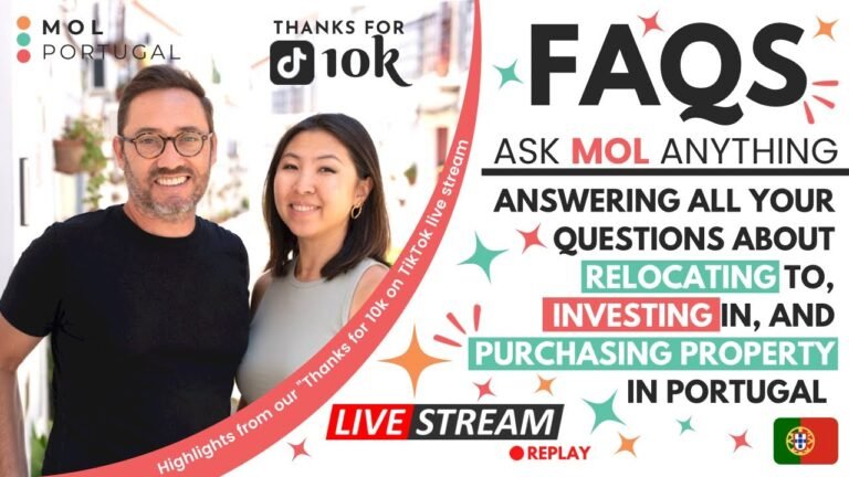 Portugal’s Golden Visa, D7 Visa, Purchasing Property, and more | Ask MOL Anything Live Stream Replay