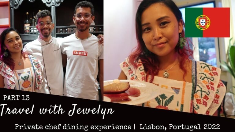 Private chef dining experience | Lisboa, Portugal 2022 | Travel with Jewelyn | JEWELOFHAWAII