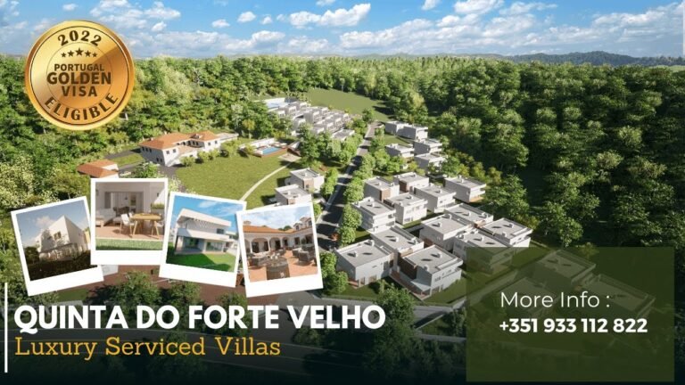 Quinta Do Forte Velho, Luxury Serviced Villas, Lisbon, Portugal 🇵🇹 |  Golden Visa 2022