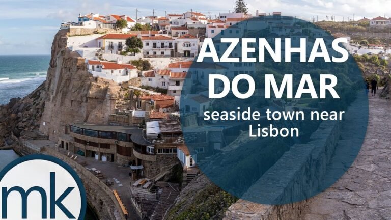 Seaside town: Azenhas do Mar (Colares, Sintra) Lisbon, Atlantic coast, Portugal