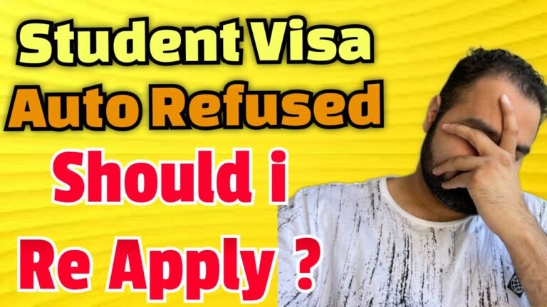 Student Visa Getting Auto Refused ? Reason for refusal? should i reapply Australia Visa process ?