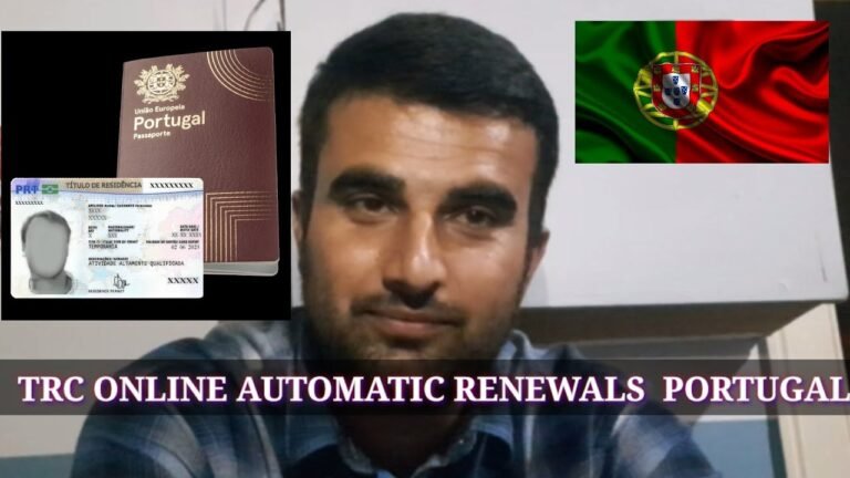 TRC ONLINE RENEWAL AUTOMATIC IN PORTUGAL