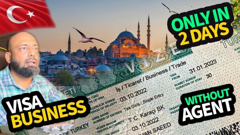 Turkey Business Visa Only In 2 Days Without Agent