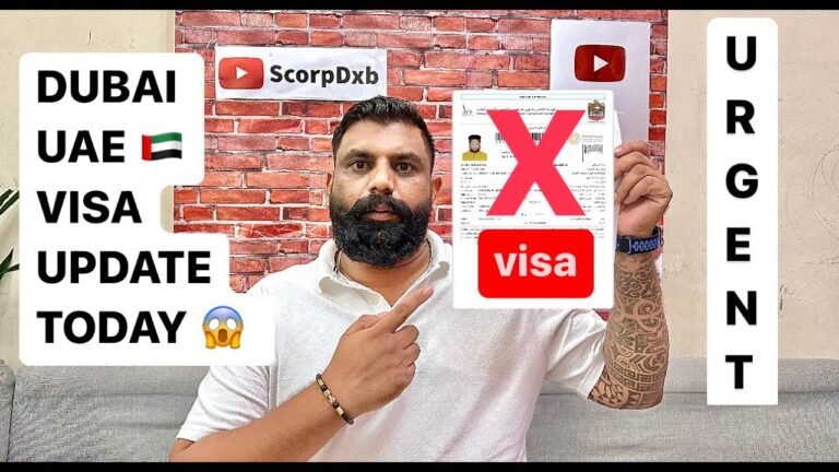 UAE Visit Visa Dubai Update Today 🔥🔥 New Rules & Guidelines, Job Seekers, 2 Month Visa, MUST WATCH