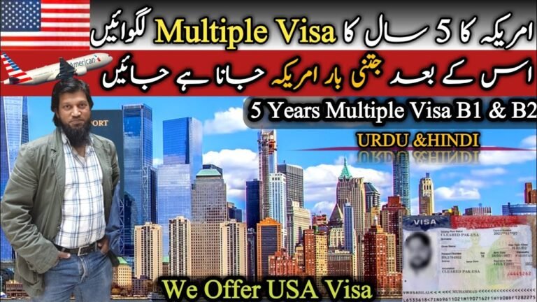 USA 5 Years Multiple Visa || USA B1/B2 Visa || Travel and Visa Services