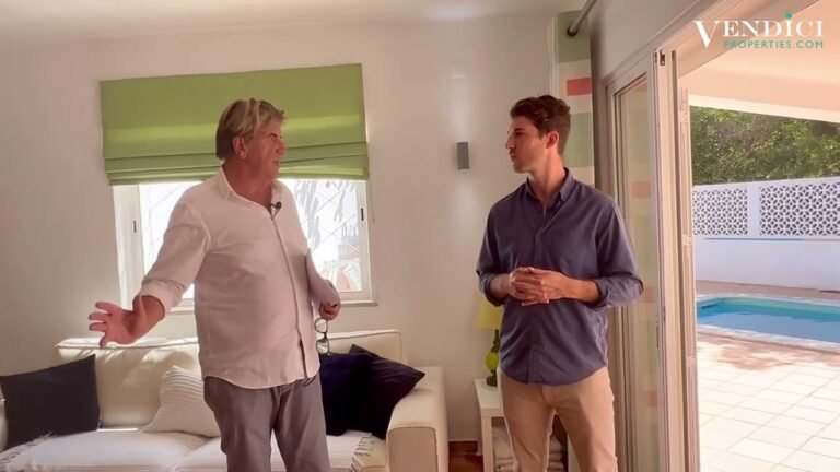 Vale Do Lobo 4 Bed Villa with Project to Build – Take a Tour with Neil & James