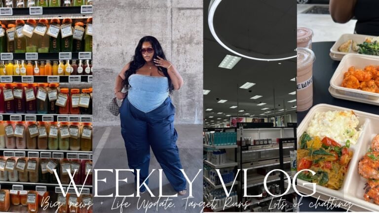 WEEKLY VLOG! BIG NEWS + LIFE UPDATE + TARGET RUN + PR UNBOXINGS & MORE! | ChrissyB Styles