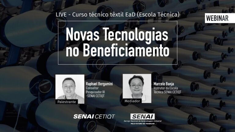 Webinar – Beneficiamento Têxtil