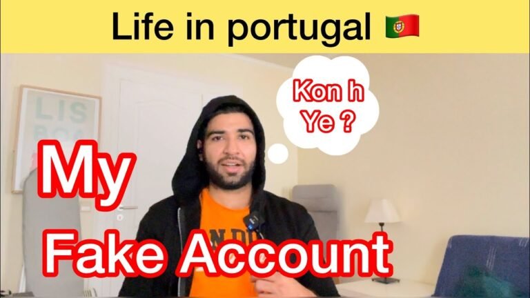 Ye Mera Real Account Nehi H Be Careful Everyone | Life in portugal 🇵🇹