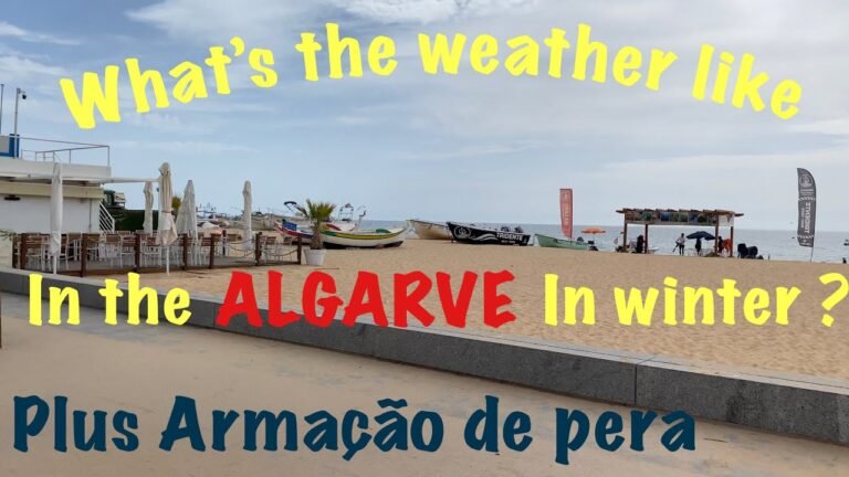 🇵🇹what’s the weather like in the Algarve in winter? Plus Armação de pera Portugal 🇵🇹