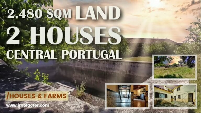 🔆 2480 Square Meters Land with 2 Houses | Central Portugal | €98000