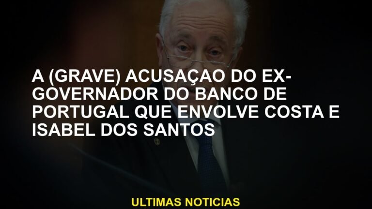 A acusação  do ex -governador de Banco de Portugal envolvendo Costa e Isabel dos Santos