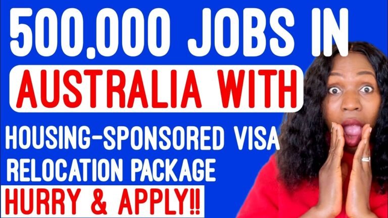 AUSTRALIA WORK VISA | VISA SPONSORSHIP JOBS IN AUSTRALIA FOR OVERSEAS WORKERS | IMMIGRATE WITH AMMY