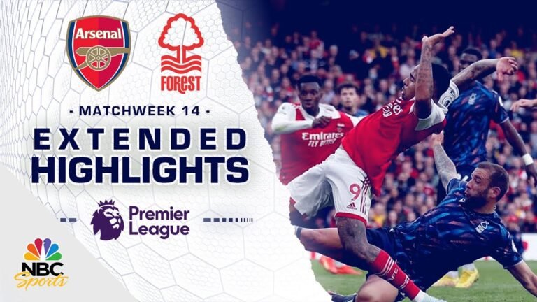 Arsenal v. Nottingham Forest | PREMIER LEAGUE HIGHLIGHTS | 10/30/2022 | NBC Sports