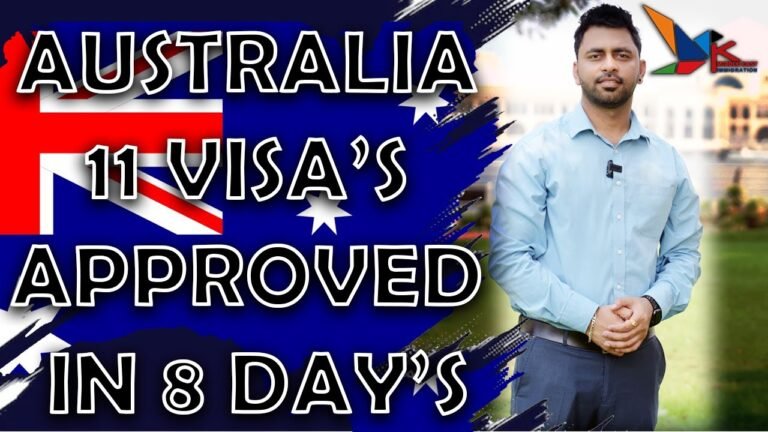 Australia 1 Year Multiple Entry Visa Sub Class-600 11 Visa Approved ||Australia Visitor Visa For All