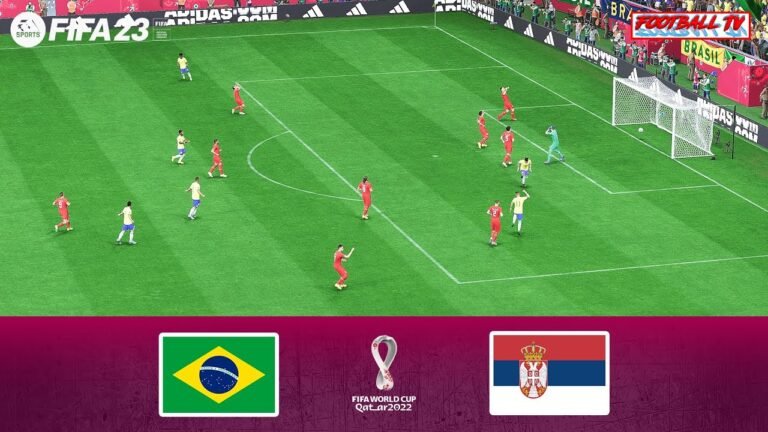 Brazil vs Serbia – FIFA World Cup Qatar 2022 – Group Stage – FIFA 23 PC Gameplay – Full Match