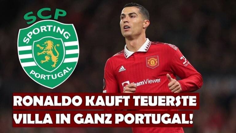 Breaking: RONALDO VOR WECHSEL ZU SPORTING LISSABON! || Ronaldo kauft teuertse Villa in  Portugal!