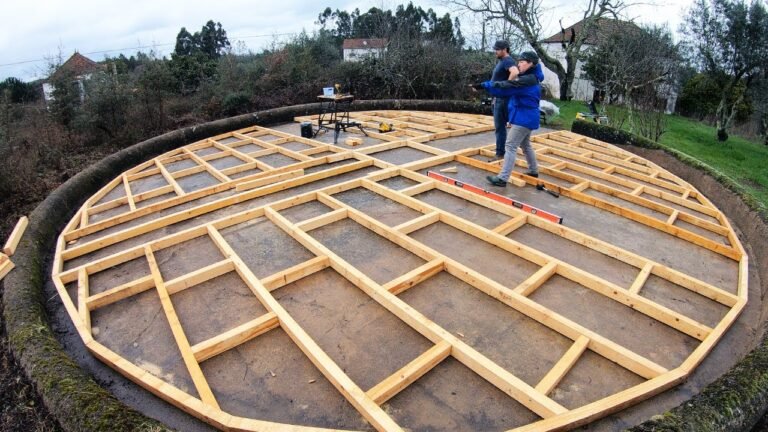 Building a Circular Deck: Framing – Off Grid Living Part 2