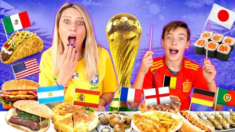 COMIENDO POR PAISES DEL MUNDIAL QATAR 2022 – FOOD CHALLENGE