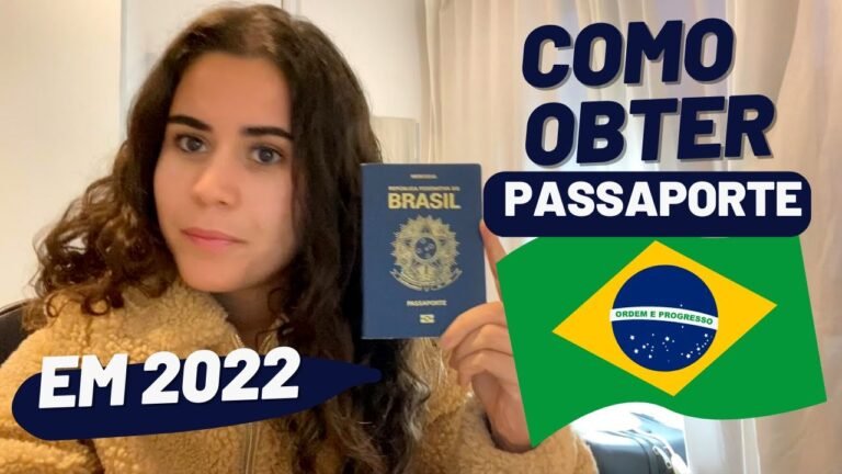 COMO TIRAR PASSAPORTE BRASILEIRO 2022 (LINK NA DESCRIÇÃO)