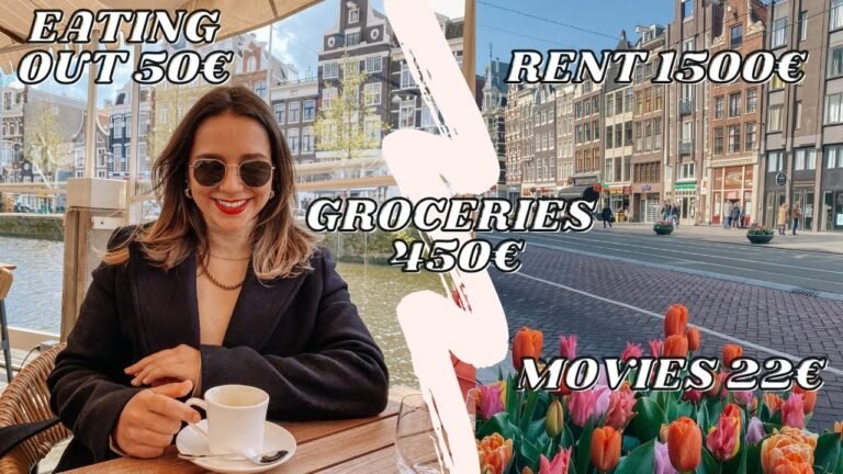 COST OF LIVING IN AMSTERDAM IN 2021 (rent, bills, food, culture…) + Tips on SAVING MONEY