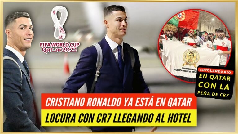 🏆 CRISTIANO RONALDO y PORTUGAL YA están en QATAR ✈ LOCURA en DOHA con LA LLEGADA de CR7 🤯 #worldcup