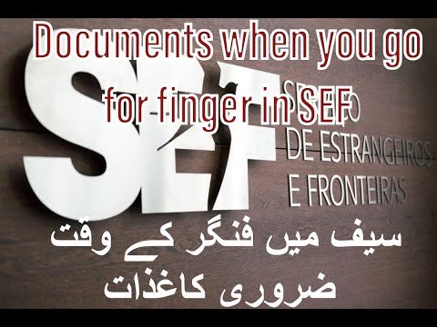 Documents for finger in SEF
