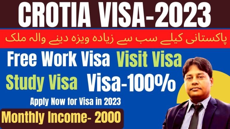 Easy Work Permit Countries in Europe 2023| Croatia Visa 2023| Europe Residence Permit|