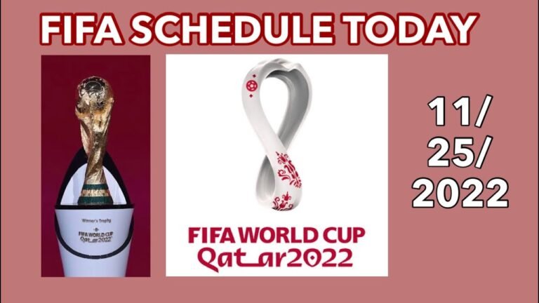 FIFA World Cup Qatar 2022 Schedule Today November 25, 2022; Portugal vs Ghana; Brazil vs Serbia