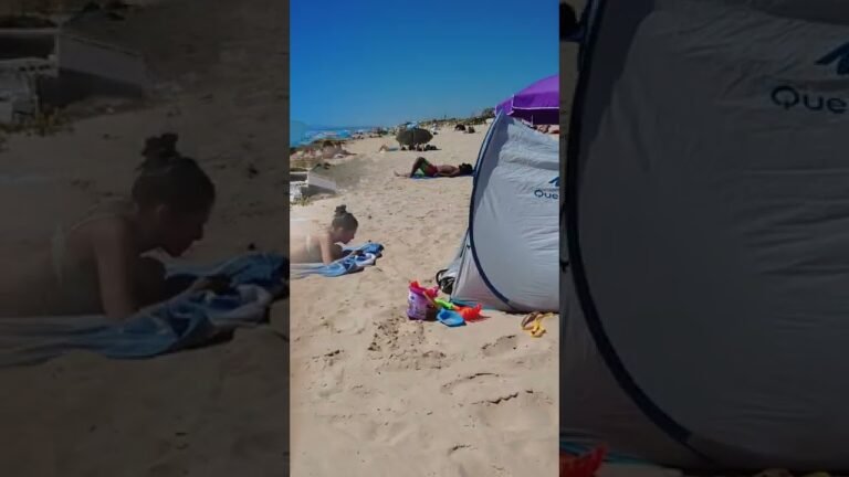 ☀️FONTE DA TELHA PORTUGAL — COSTA DA CAPARICA BEACH 🌊 2022 4K VIEW 🎥 PORTUGAL BEACH WALK