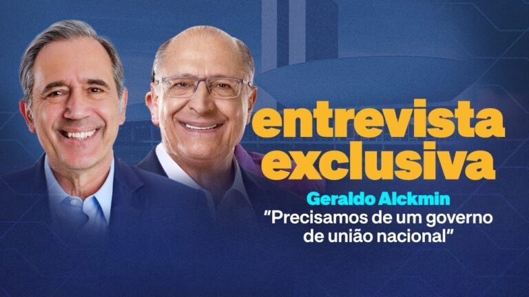 Geraldo Alckmin:.“Precisamos de um governo de união nacional”