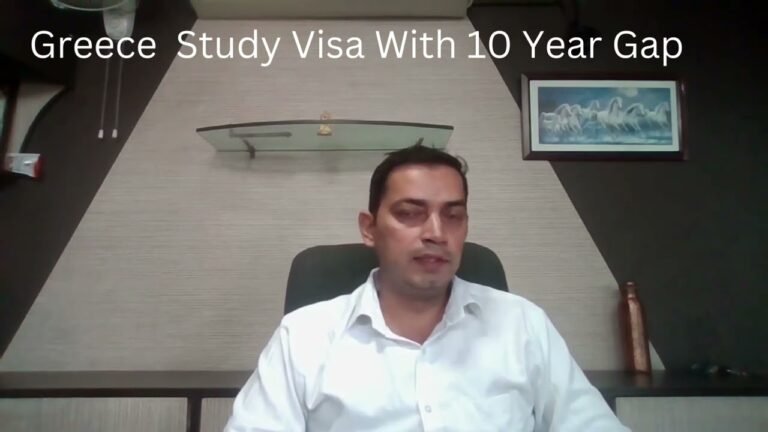 Greece Study Visa With 10 Year Gap | Schengen Visa Without IELTS | Europe Residency