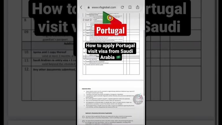 How to apply portugal visit visa from Saudi Arabia#shorts #viral #portugal #saudiarabia #shortsvideo