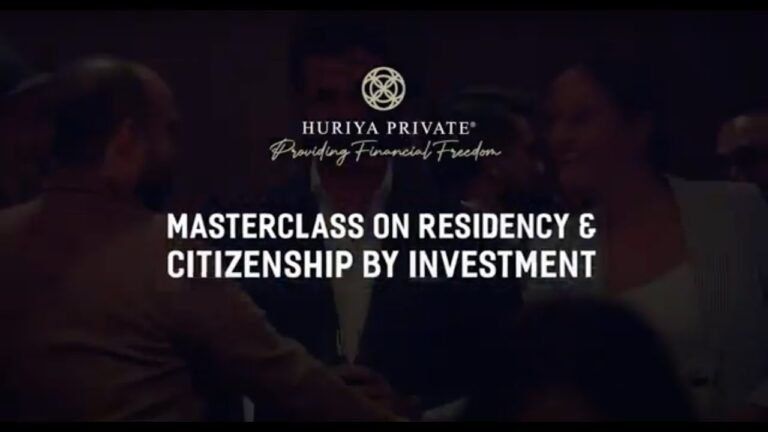 Huriya Private Residency & Citizenship Masterclass | Dubai | 2022