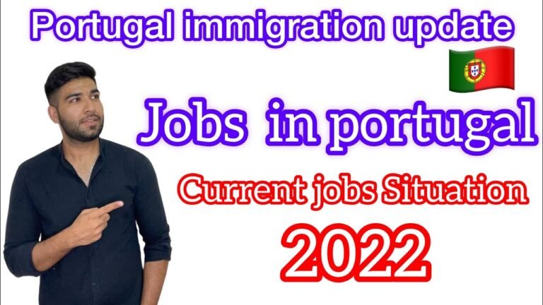 Jobs In Portugal 🇵🇹 | Current jobs situation in lisbon | موجودہ ملازمتوں کی صورتحال